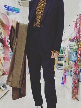 「Ray BEAMS（レイビームス）のアイテム」を使った、SYUさん（キッズ・110cm）の春コーディネート