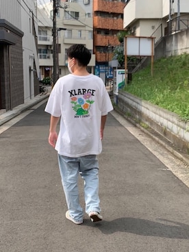 「スケートスタイル」｜「アイテム（スリッポン）」を使った、まーくんさん（メンズ・170cm）の夏コーディネート