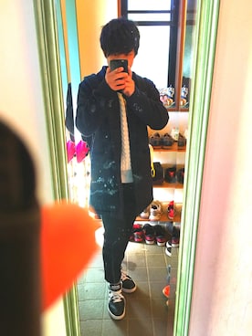 「Doublefocus（ダブルフォーカス）のアイテム（ジャケット/アウター）」を使った、Yamada さん（メンズ・167cm）の冬コーディネート