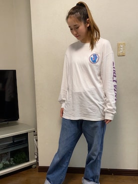 「SANTA CRUZ（サンタクルーズ）のアイテム」を使った、reo0708さん（キッズ・80cm）の夏コーディネート
