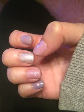 「NAILS（ネイル）のアイテム（その他、ピンク系）」を使った、marukoさん（レディース・161cm）の冬コーディネート