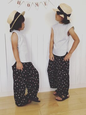 hiji-izuさん（キッズ・120cm）の夏コーディネート