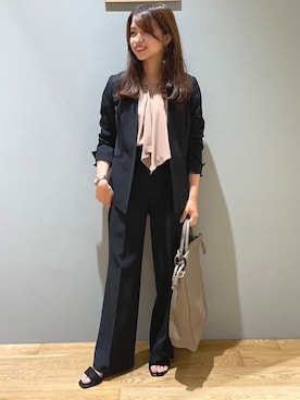 「ビジネス」｜「アイテム（その他アウター）」を使った、matsumoto_aさん（レディース・148cm）の夏コーディネート