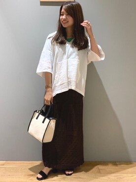 「LAURA DI MAGGIO（ローラディマッジオ）のアイテム」を使った、matsumoto_aさん（レディース・148cm）の夏コーディネート