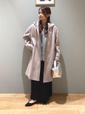 「green label relaxing（グリーンレーベルリラクシング）のアイテム（その他アウター）」を使った、matsumoto_aさん（レディース・148cm）の冬コーディネート