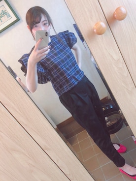 「暗め」｜ひかるさん（レディース・153cm）の夏コーディネート