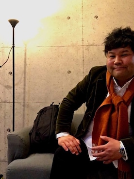 「ポチャメン」｜「アイテム（腕時計）」を使った、takayukiさん（メンズ・176cm）の冬コーディネート