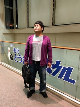「ポチャメン」｜「アイテム（ブーツ）」を使った、takayukiさん（メンズ・176cm）の春コーディネート