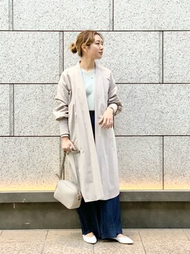 「RIVEDROITE」｜「アイテム（その他アウター）」を使った、ayumi920711さん（レディース・154cm）の冬コーディネート