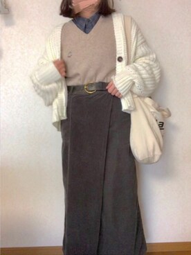 Eさん（レディース・167cm）の春コーディネート