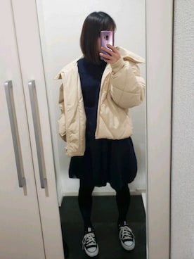 「Another Edition（アナザーエディション）のアイテム（ワンピース/ドレス）」を使った、sakkoさん（レディース・156cm）の冬コーディネート