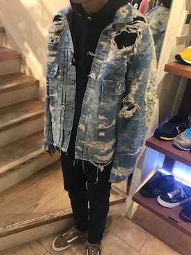 「TAAKK（ターク）のアイテム（ジャケット/アウター）」を使った、S.Mさん（メンズ・175cm）の秋コーディネート