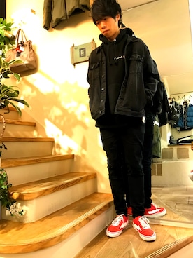「surt（サート）のアイテム（ジャケット/アウター）」を使った、S.Mさん（メンズ・175cm）の秋コーディネート