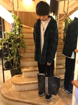 「GENTIL BANDIT（ジャンティバンティ）のアイテム」を使った、S.Mさん（メンズ・175cm）の冬コーディネート