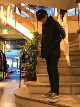 「surt（サート）のアイテム」を使った、S.Mさん（メンズ・175cm）の冬コーディネート
