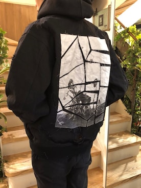「CHRISTIAN DADA（クリスチャンダダ）のアイテム（MA-1）」を使った、S.Mさん（メンズ・175cm）の冬コーディネート