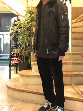 「TATRAS（タトラス）のアイテム（ダウンジャケット/コート）」を使った、S.Mさん（メンズ・175cm）の冬コーディネート