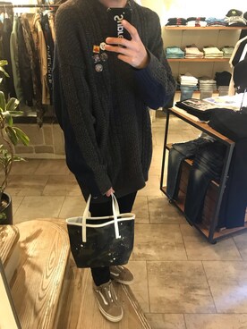 「GENTIL BANDIT（ジャンティバンティ）のアイテム」を使った、S.Mさん（メンズ・175cm）の冬コーディネート