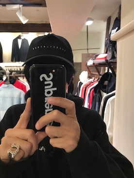 「C-PLUS（シープラス）のアイテム」を使った、S.Mさん（メンズ・175cm）の春コーディネート