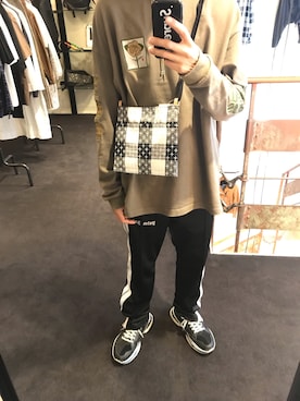 「KUON（クオン）のアイテム」を使った、S.Mさん（メンズ・175cm）の春コーディネート