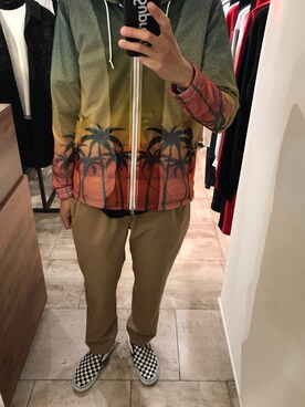 「maxsix（マックスシックス）のアイテム」を使った、S.Mさん（メンズ・175cm）の春コーディネート