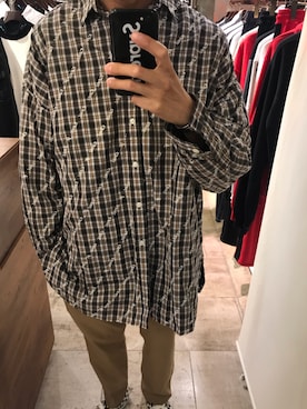 「cathy jane（キャシージェーン）のアイテム」を使った、S.Mさん（メンズ・175cm）の春コーディネート