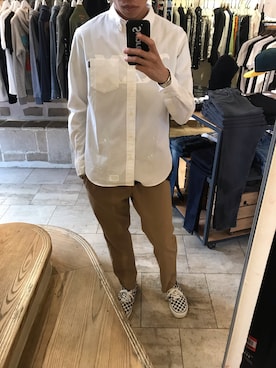 「GOD SELECTION XXX（ゴッドセレクショントリプルエックス）のアイテム」を使った、S.Mさん（メンズ・175cm）の春コーディネート