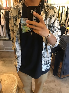 「cathy jane（キャシージェーン）のアイテム」を使った、S.Mさん（メンズ・175cm）の夏コーディネート