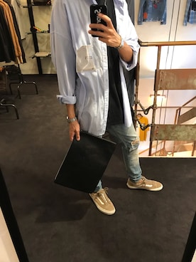 「roar（ロアー）のアイテム」を使った、S.Mさん（メンズ・175cm）の夏コーディネート