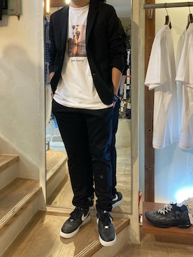 「SOLIDO（ソリード）のアイテム（ジャケット/アウター）」を使った、S.Mさん（メンズ・175cm）の夏コーディネート