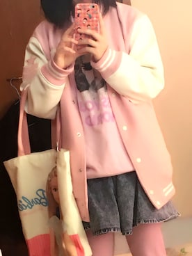 「milklim（milklim）のアイテム」を使った、水島さん（レディース・153cm）の冬コーディネート