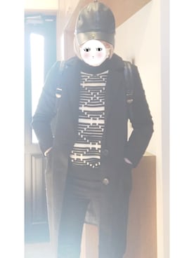 「SpRay PREMIUM（スプレイプレミアム）のアイテム（帽子）」を使った、めんちゃんさん（レディース・160cm）の冬コーディネート