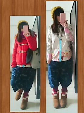 「FRAPBOIS」｜「アイテム（ダッフルコート）」を使った、みはるさん（レディース・152cm）の冬コーディネート
