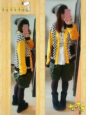 「NIRAME.CO（ニラメッコ）のアイテム（その他）」を使った、みはるさん（レディース・152cm）の冬コーディネート