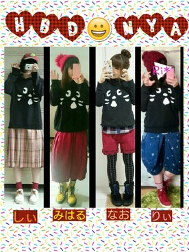 「FRAPBOIS」｜「アイテム（ラッピングキット）」を使った、みはるさん（レディース・152cm）の冬コーディネート