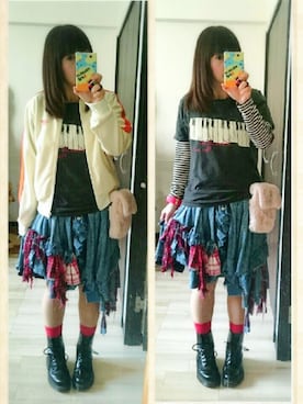 「aikoグッズ」｜みはるさん（レディース・152cm）の春コーディネート