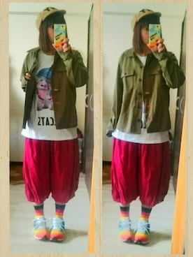 「MILKBOY」｜「アイテム（その他）」を使った、みはるさん（レディース・152cm）の夏コーディネート