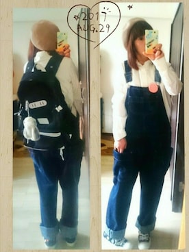 「Ne-net（ネネット）のアイテム（財布/小物）」を使った、みはるさん（レディース・152cm）の夏コーディネート