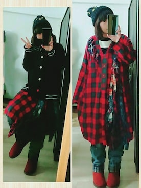 「FRAPBOIS」｜「アイテム（ピーコート）」を使った、みはるさん（レディース・152cm）の冬コーディネート