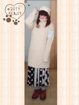 「オシャレウォーカー」｜「アイテム（その他）」を使った、みはるさん（レディース・152cm）の冬コーディネート