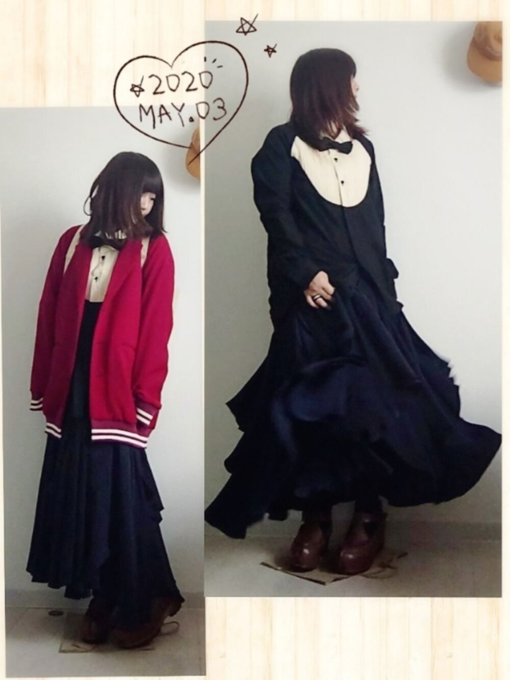 hazama さんざめくスカート - ロングスカート