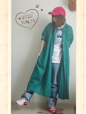 「RNA」｜「アイテム（その他）」を使った、みはるさん（レディース・152cm）の夏コーディネート