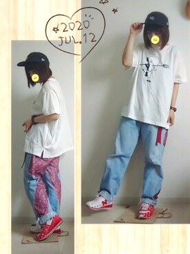 「にゃー」｜「アイテム（その他）」を使った、みはるさん（レディース・152cm）の夏コーディネート