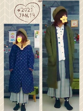 みはるさん(レディース・152cm)の冬コーディネート