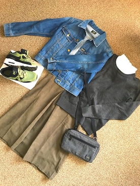 「URBAN RESEARCH ROSSO WOMEN（アーバンリサーチ　ロッソ）のアイテム（デニムジャケット）」を使った、♡MiKkO♡さん（レディース・151cm）の春コーディネート