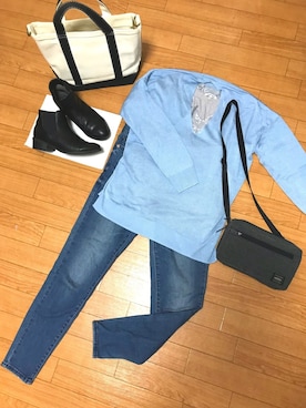 「mate（メイト）のアイテム（パンツ）」を使った、♡MiKkO♡さん（レディース・151cm）の春コーディネート