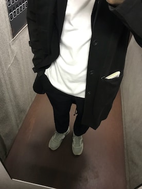 「nonnative（ノンネイティブ）のアイテム（トレンチコート）」を使った、roukodamaさん（メンズ・167cm）の冬コーディネート