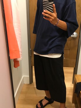 「iFace（アイフェイス）のアイテム（財布/小物）」を使った、けんたさん（メンズ・177cm）の夏コーディネート
