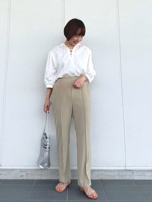 最終価格 【美品】 ROPE PICNIC ベージュ パンツスーツ 38 M
