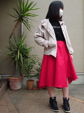 Riさん（レディース・158cm）の春コーディネート